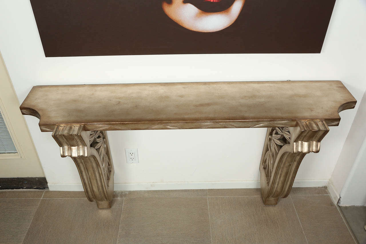 Fabulous Bamboo Motif Console by James Mont In Excellent Condition In New York, NY