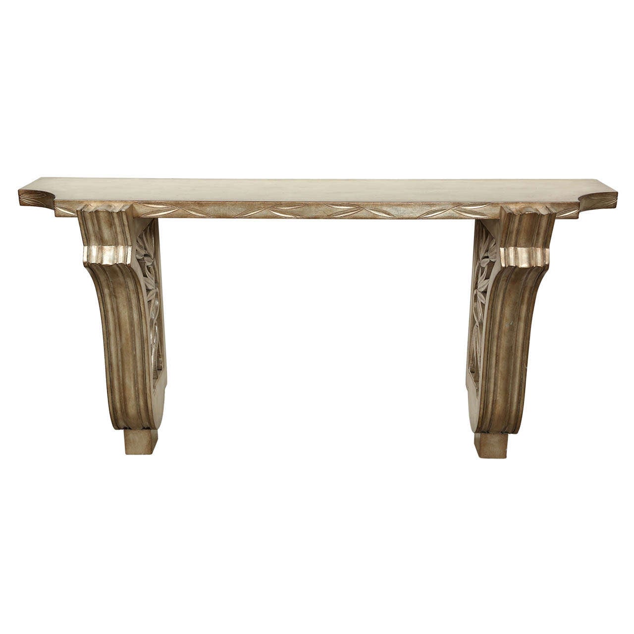Fabulous Bamboo Motif Console by James Mont