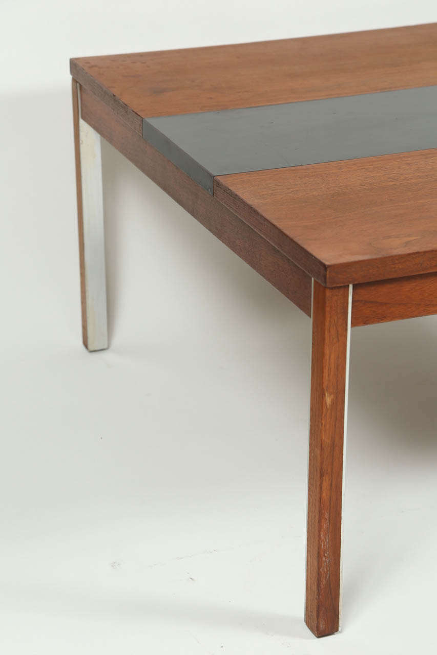 Walnut Gerald McCabe Coffee Table For Sale