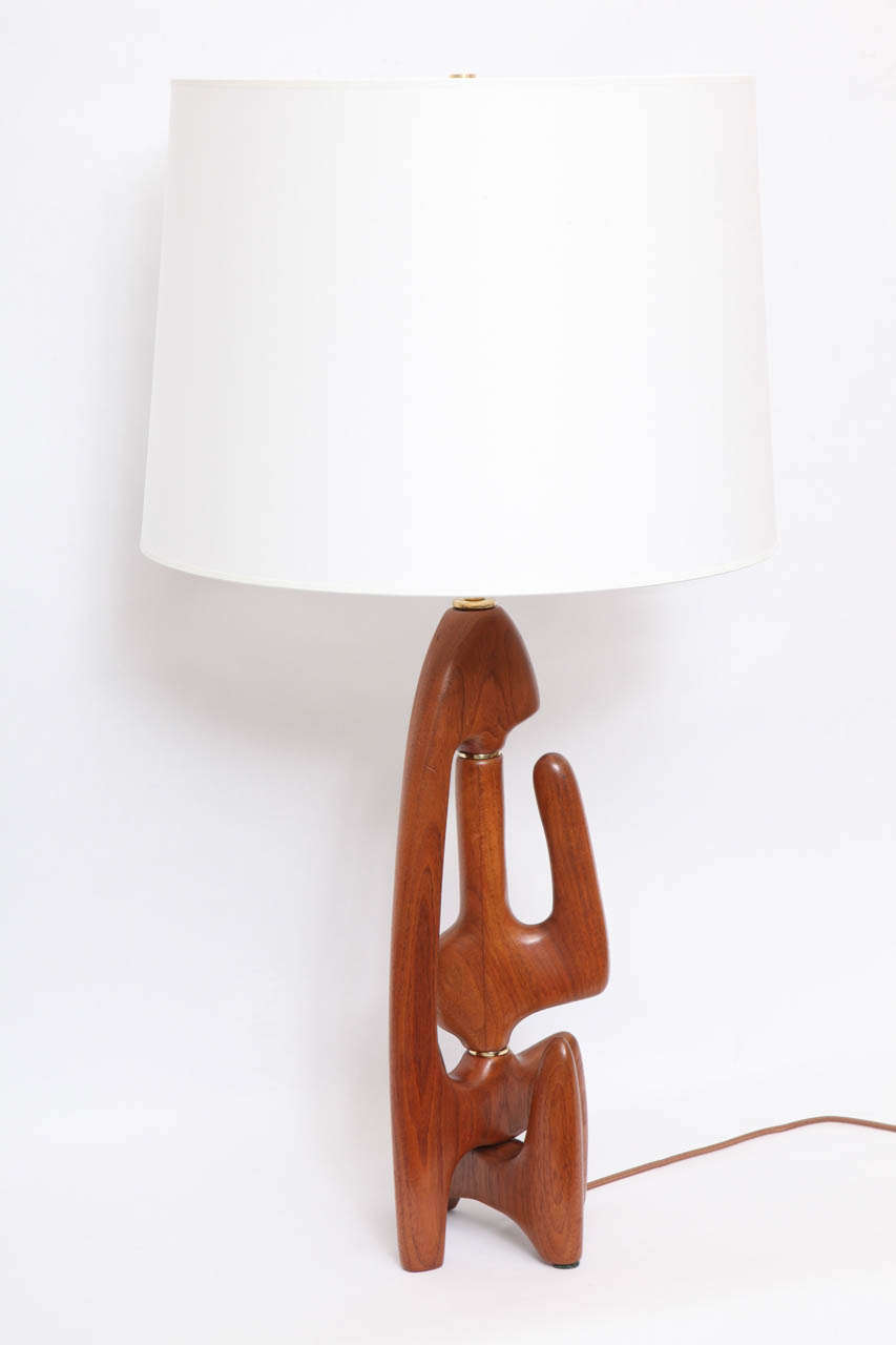 A 1950's Sculptural Table Lamp attributed to Isamu Noguchi