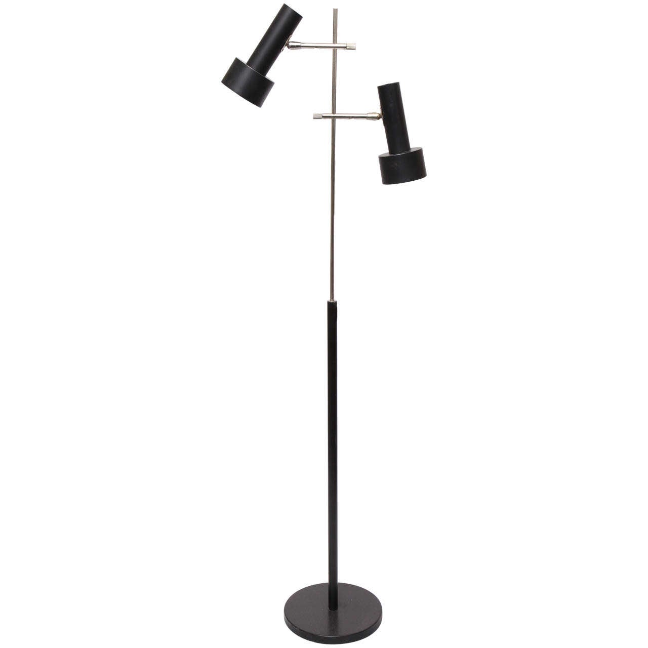 1950s Italian Articulated Floor Lamp Attributed to O-Luce
