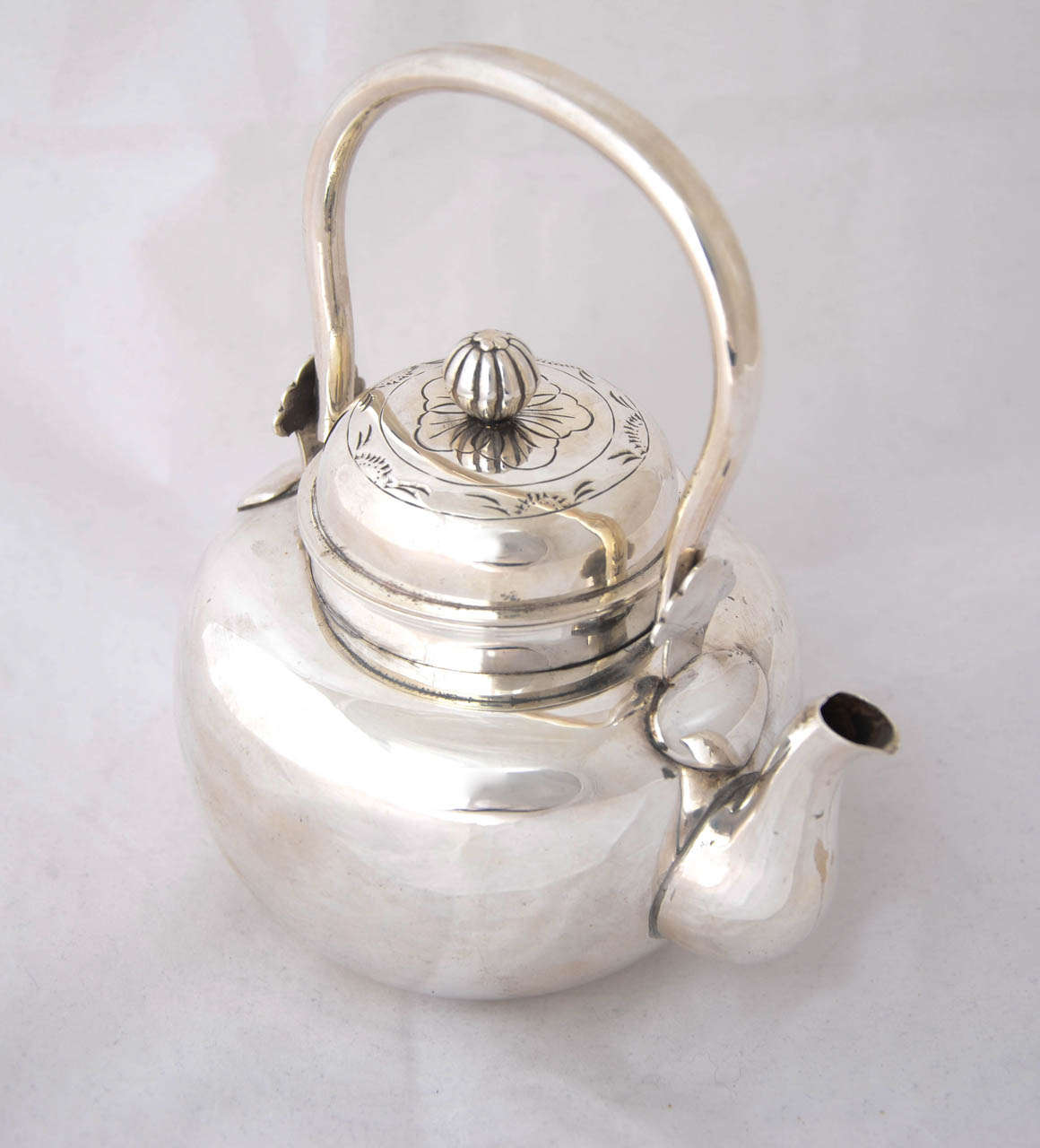 Japanese Silver Tea Kettle at 1stDibs