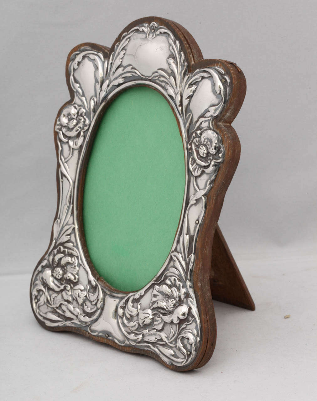 Art Nouveau Sterling Silver Picture Frame