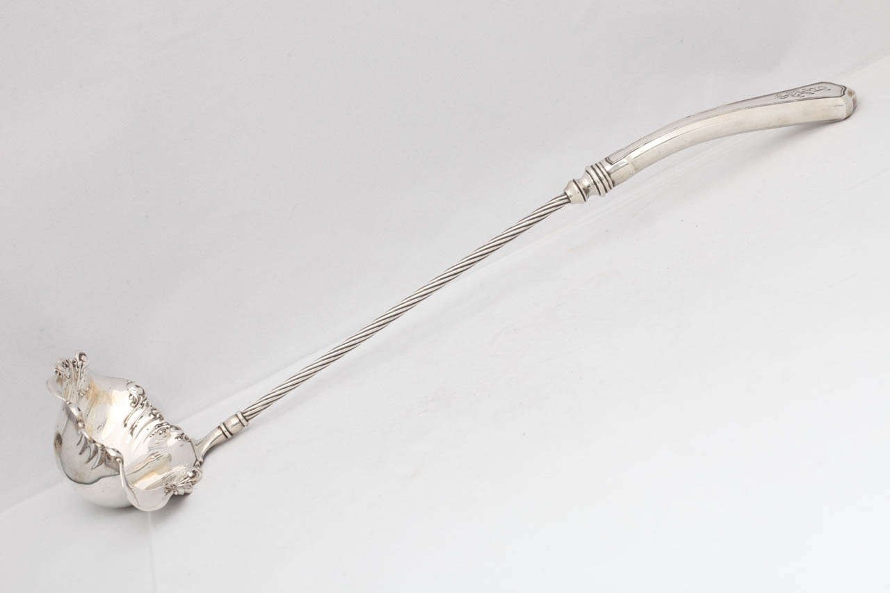 Very large, sterling silver soup/punch ladle, R. Wallace & Son, Wallingford, Ct., Ca. 1911, 