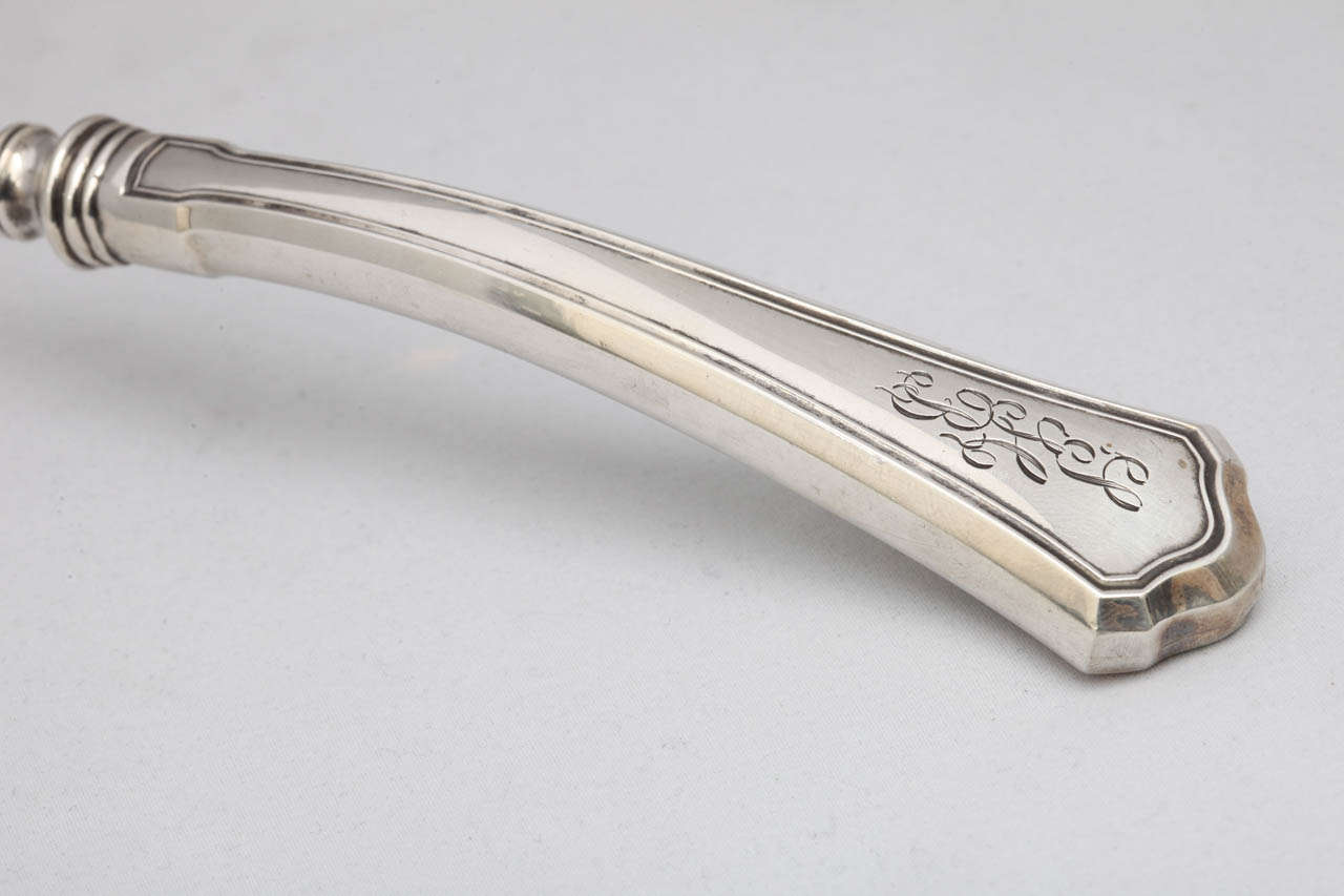 Very Large Sterling Silver Soup/Punch Ladle at 1stDibs sterling punch ladle, sterling silver