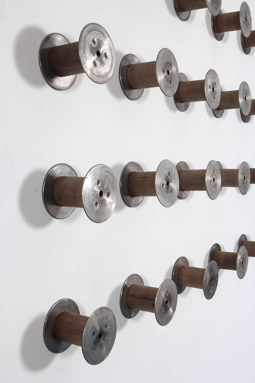 Contemporary Industrial Wall Sculpture by James Huniford