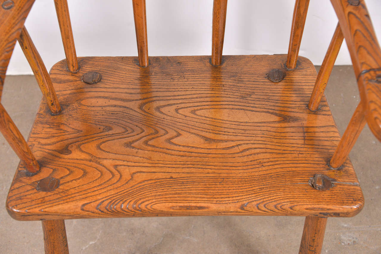 Chaise d'artisanat primitive du XVIIIe siècle en vente 6
