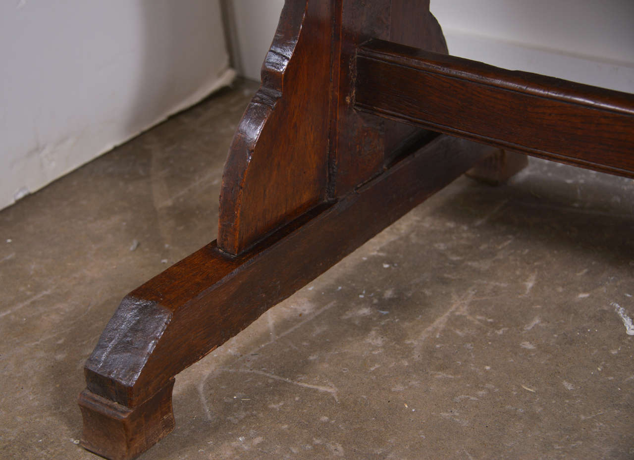 19th Century French Monastery Trestle Table 2