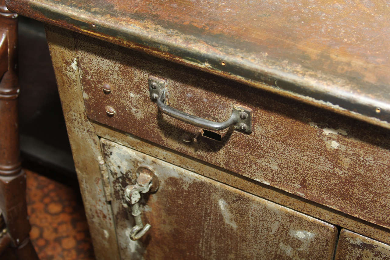 Steel Chest with Patina 4