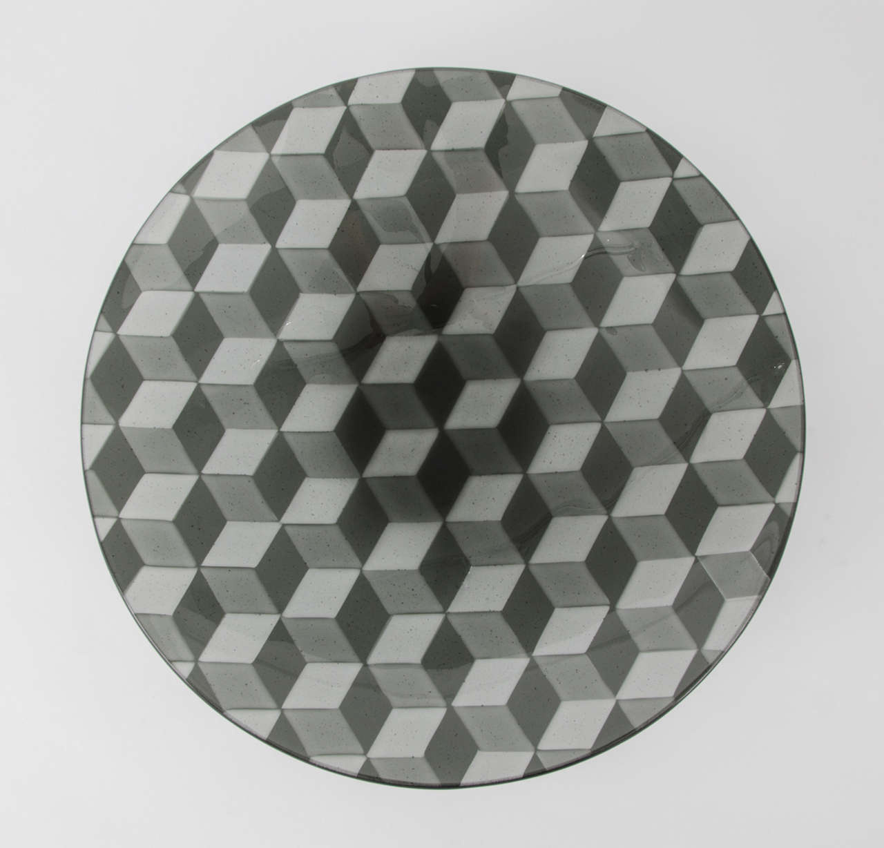 Modern Tumbling Blocks Bowl