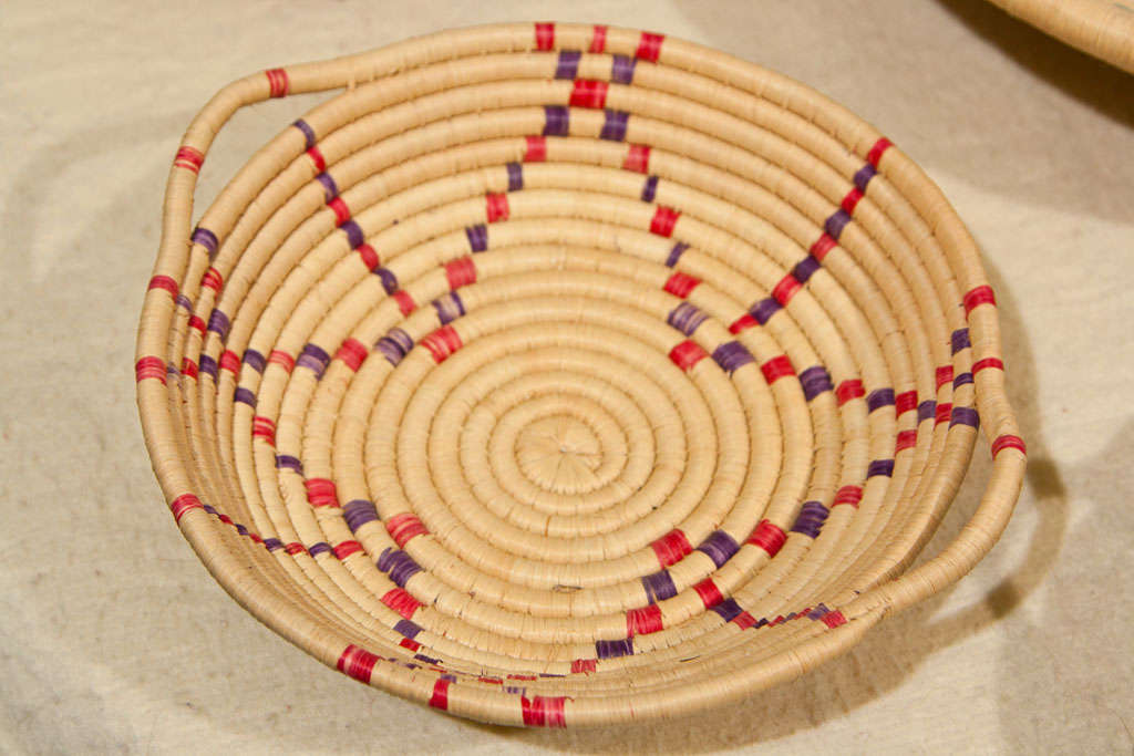 Venezuelan 10  Mariche  Palm  Baskets  from Warao Tribe For Sale