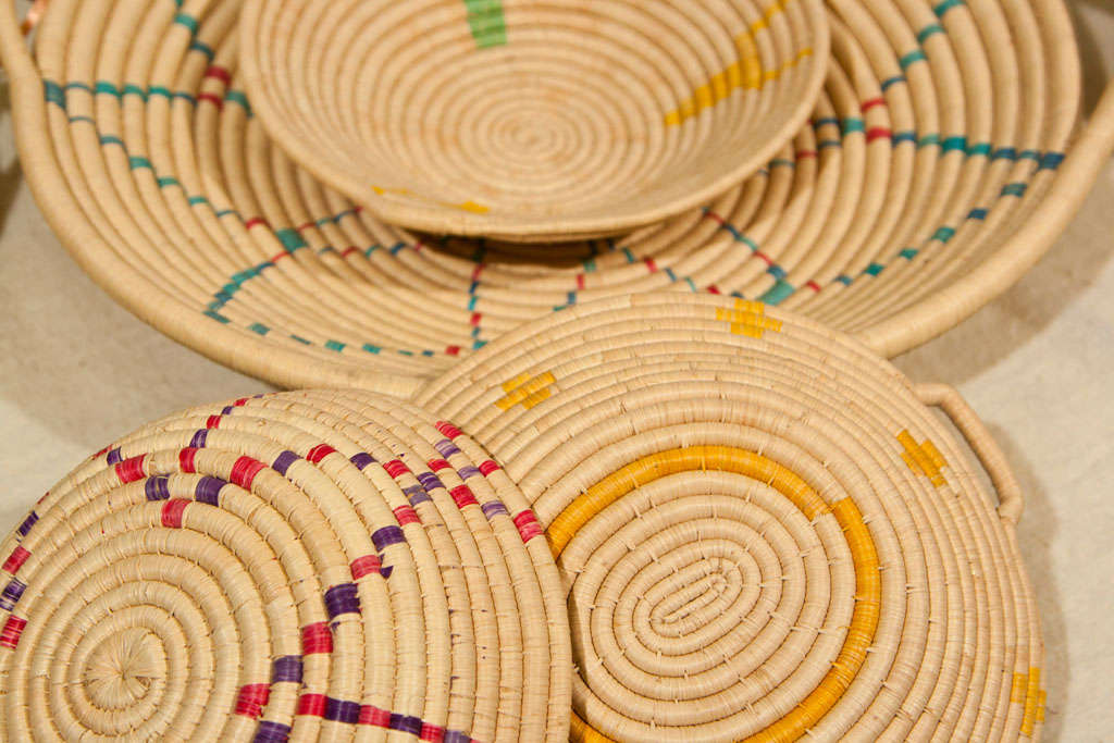 10  Mariche  Palm  Baskets  from Warao Tribe For Sale 2