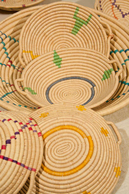 10  Mariche  Palm  Baskets  from Warao Tribe For Sale 3
