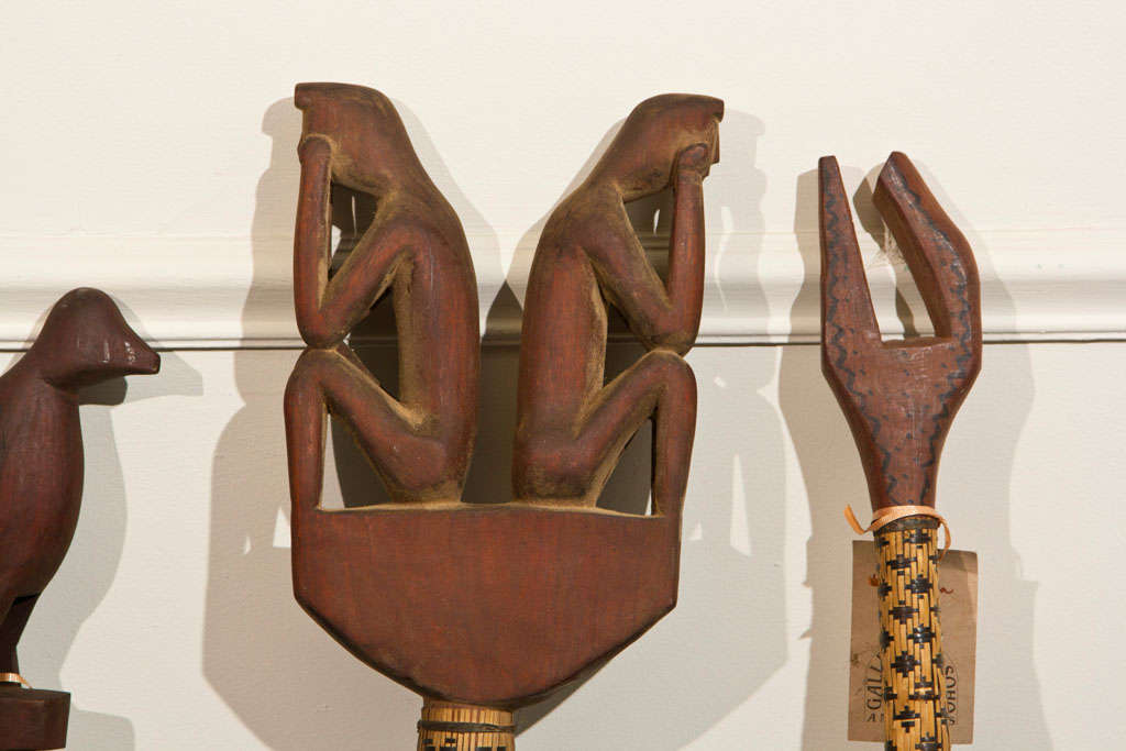 Folk Art Yekuana  Tribe  Ceremonial  Weapons for Initiations For Sale