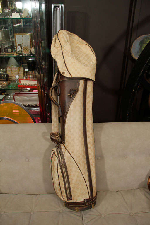 Leather Gucci Golf Bag