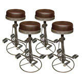 Vintage Unusual bicycle form stools