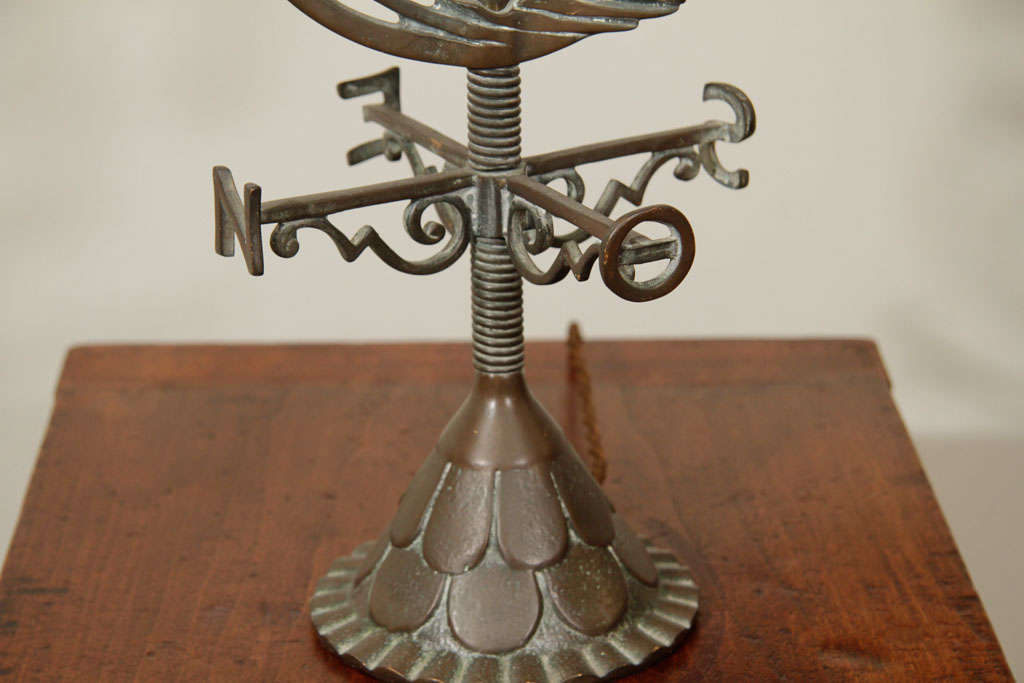 Bronze Weathervane Lamp
