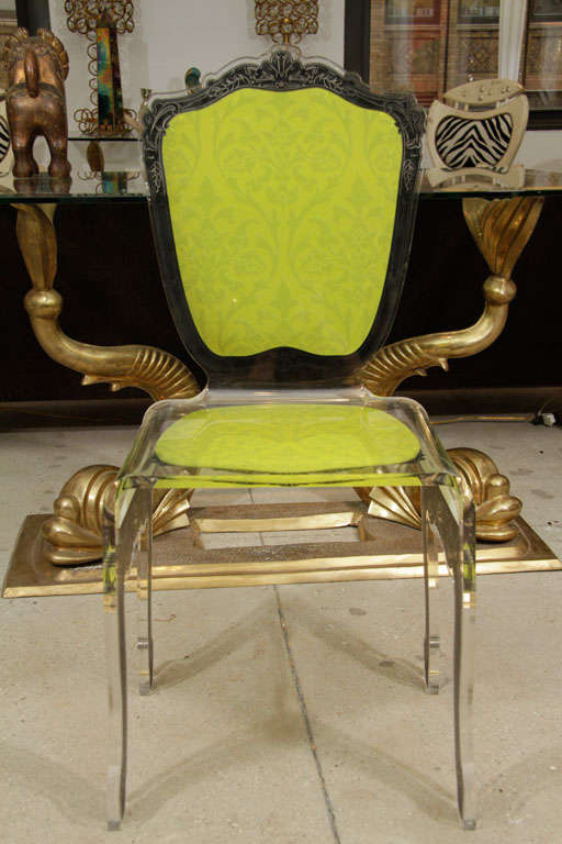 French Lucite Chair 1