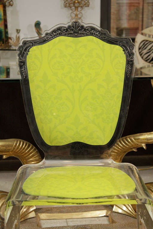 French Lucite Chair 2