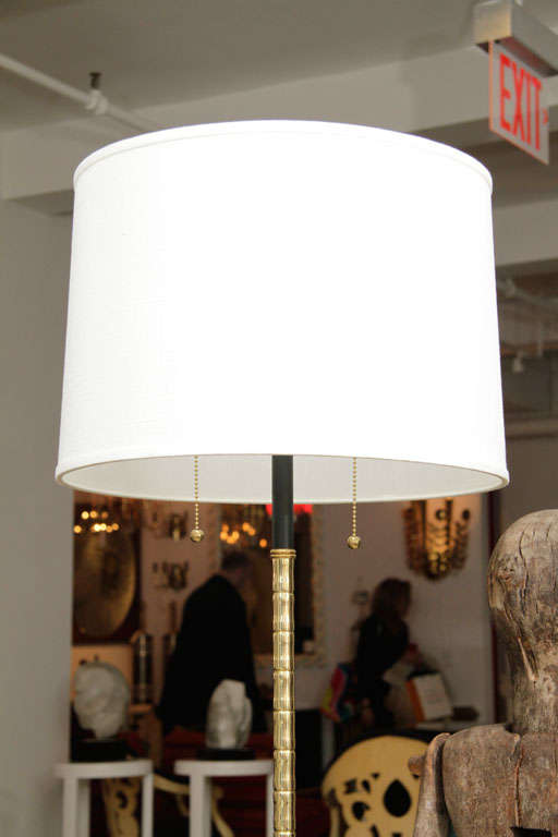 Brass French Floor Lamp