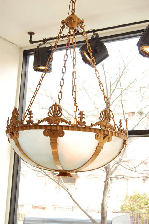 American Elegant Bronze Hanging Light
