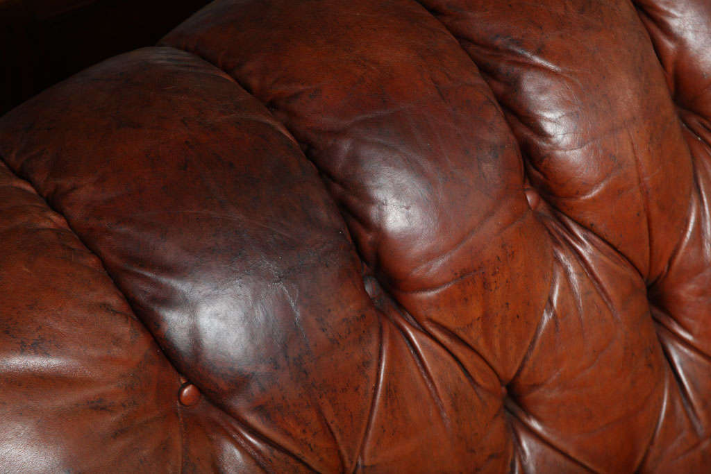 Edwardian Leather Sofa 1