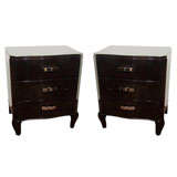 Pair of Spectacular Hollywood Side Tables