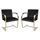 Vintage Set of  Eight "Brno" Chairs Designed By Mies Van Der Rohe