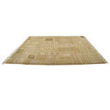 Impressive Hand-Woven Modernist Abstract Tibetan Carpet