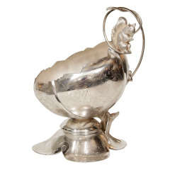 Aesthetic Movement Nut Bowl With Naturalistic Details