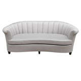 Vintage Hollywood Channel-Back Sofa