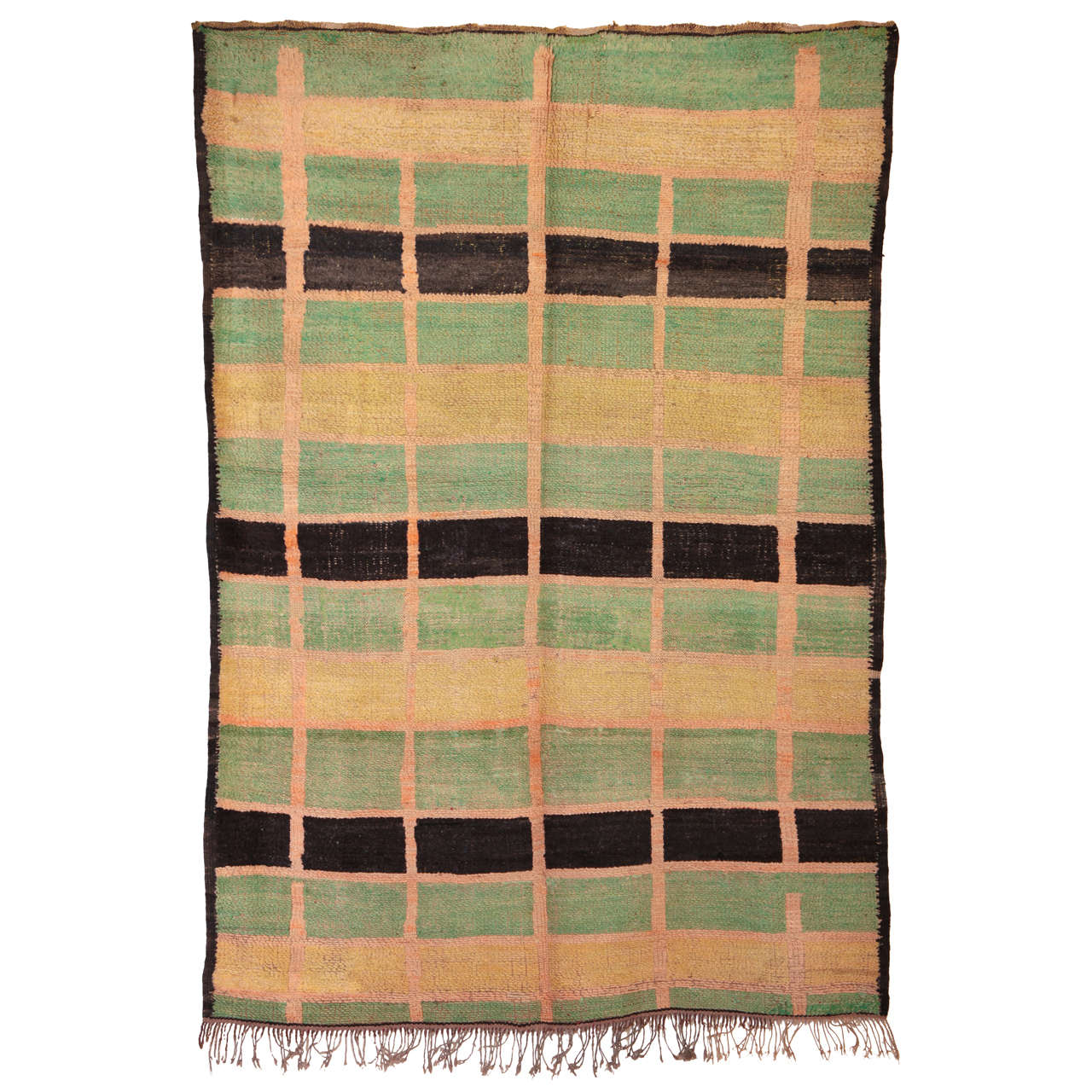 Art Deco Wool Berber Rug, 1930's