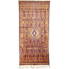 Lemon Yellow Ground High Atlas Carpet 9