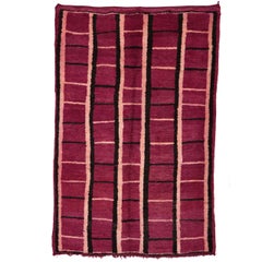 Art Deco Wool Berber Rug, 1940's