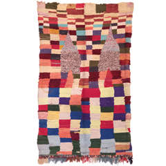 Abstract Vintage Berber Rug