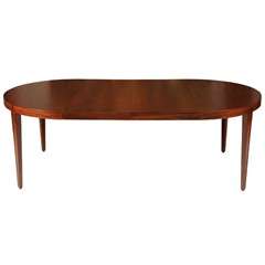 Danish Modern Rosewood Dining Table