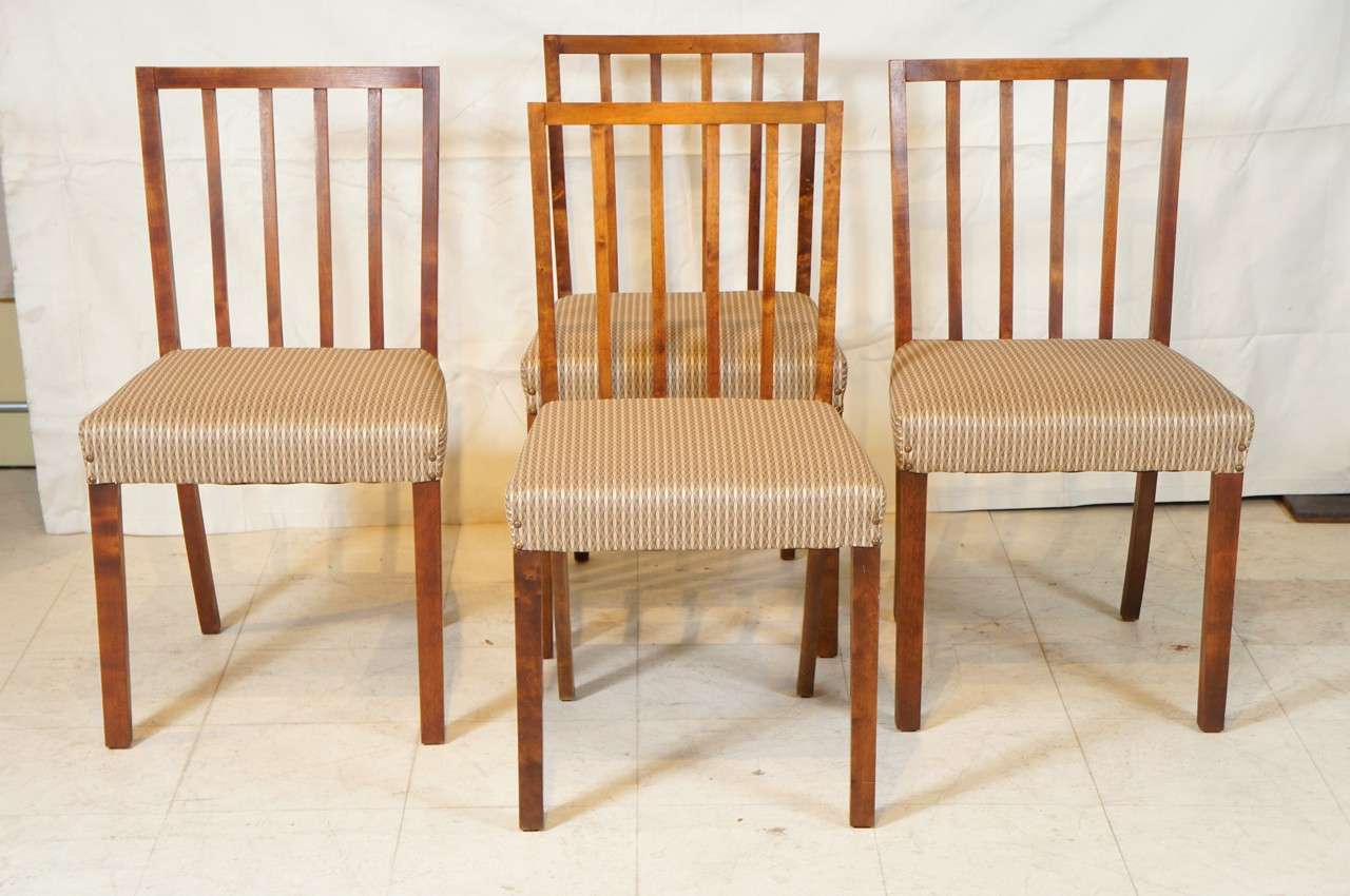 Set of 8 Danish Modern Dining Chairs In Good Condition In Hudson, NY