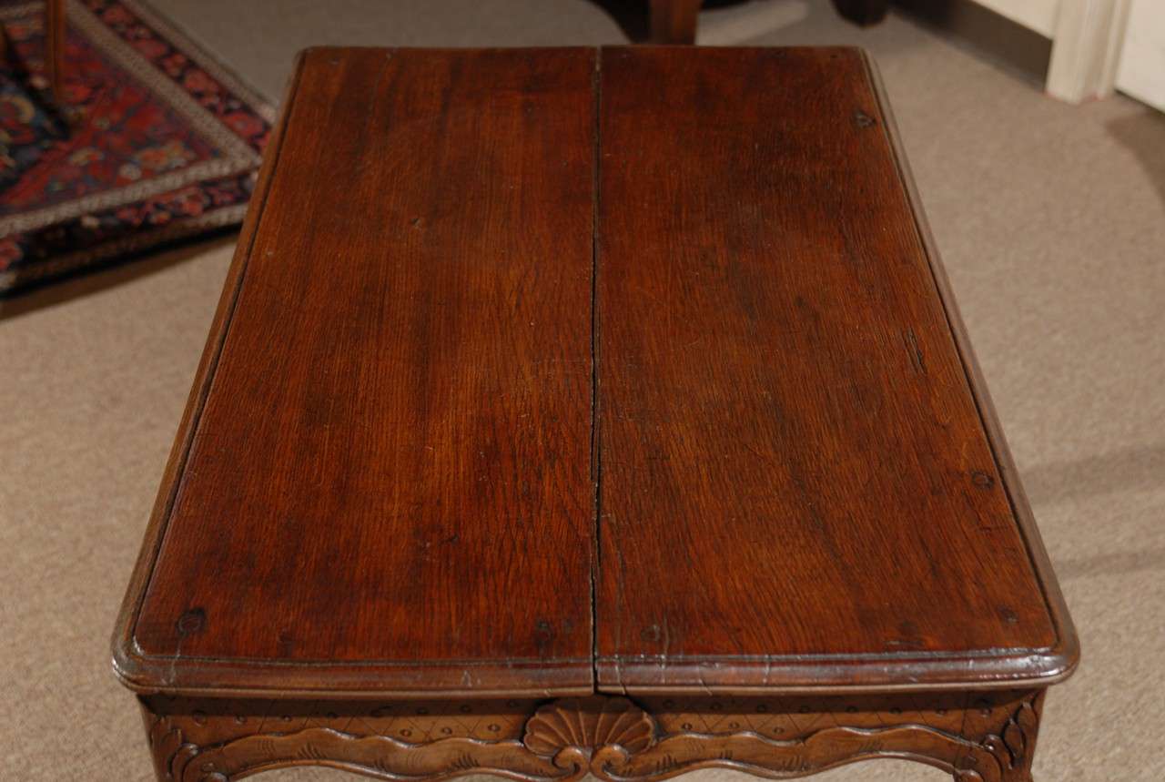 Beech 18th Century French Period Regence Side  Table, Circa 1740 For Sale
