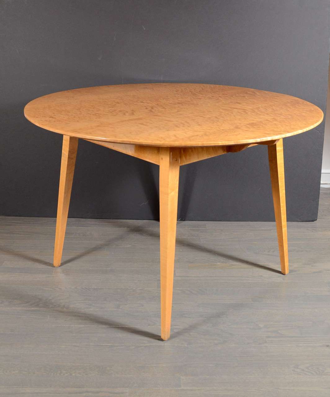 Modernist Burled Carpathian Elm Dining Table