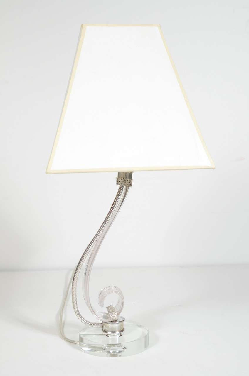 1940s  Hollywood Plume Table Lamp From The Devil Wears Prada 1