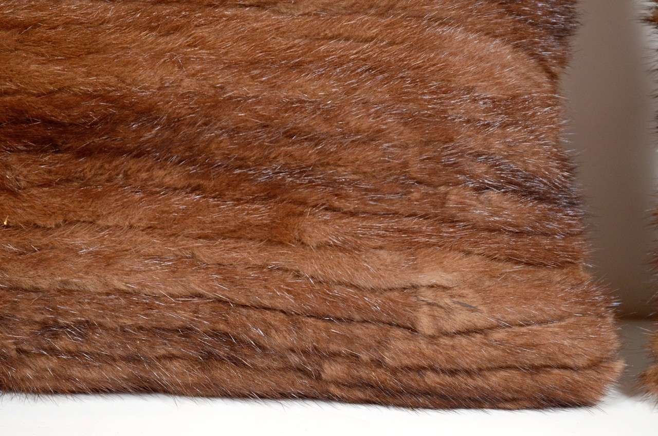 20th Century Lux Natural Mink Pillows 