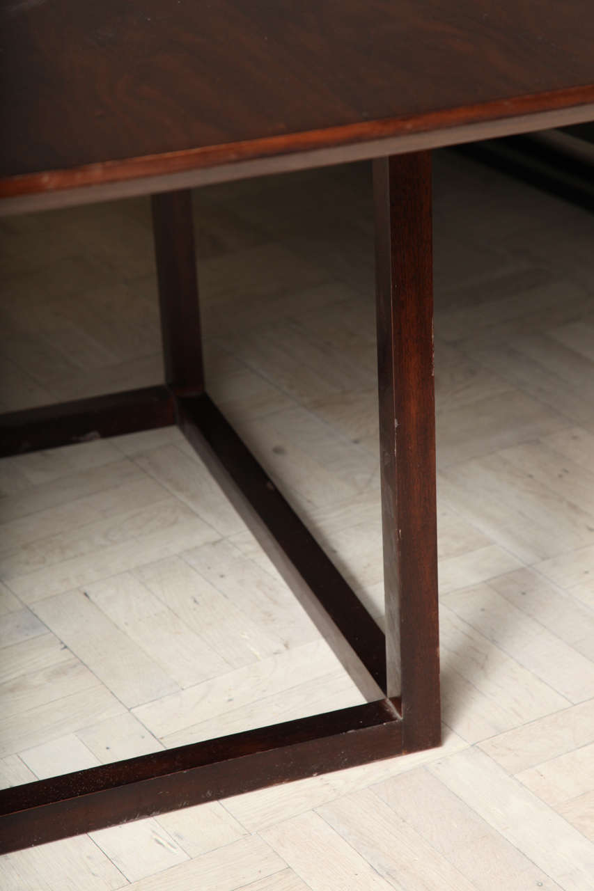 Lucca & Co, Made to Order, Walnut Dining Table In Excellent Condition For Sale In New York, NY