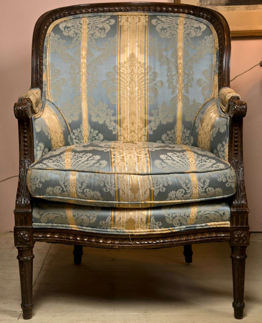 19th Century Louis XVI Style Bergere For Sale 5