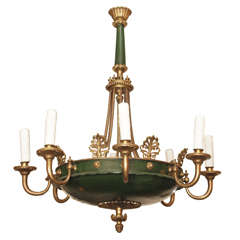 Early 20th c Empire Style Chandelier