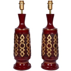 Pair of 1960s Ceramic Table Lamps