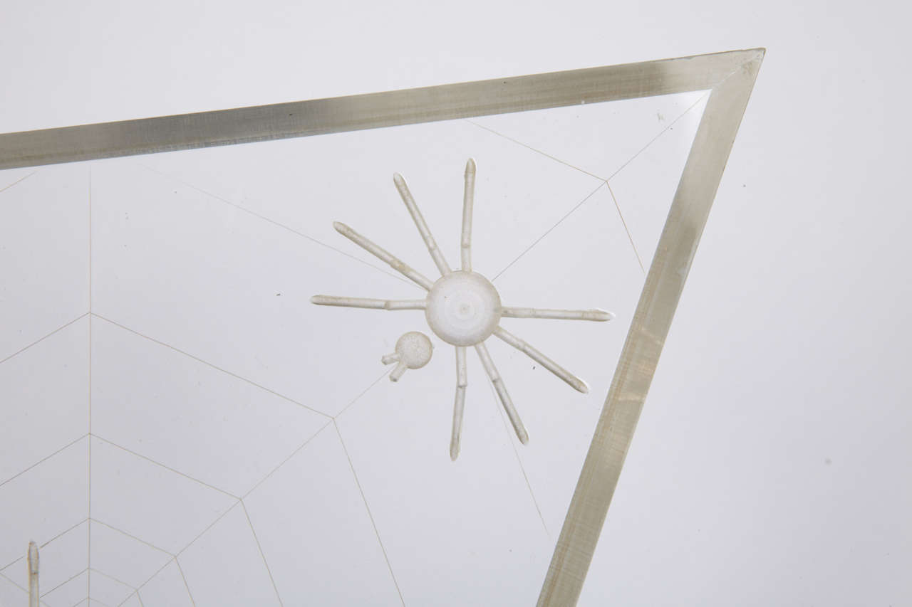 Late 20th Century One of a kind spider lamp For Sale