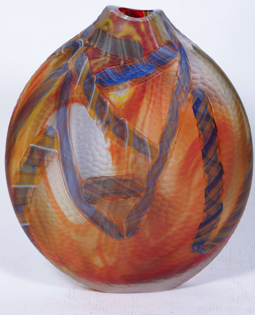 Fantastic one of a king glass vase by Studio Salvadore