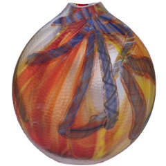 Fantastic one of a king glass vase by Studio Salvadore