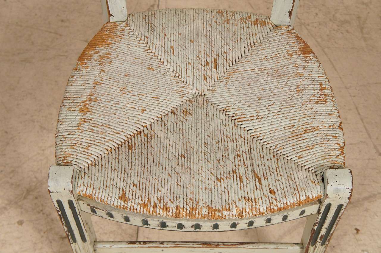 8 French Provincial Green painted Dining Room Chairs 1