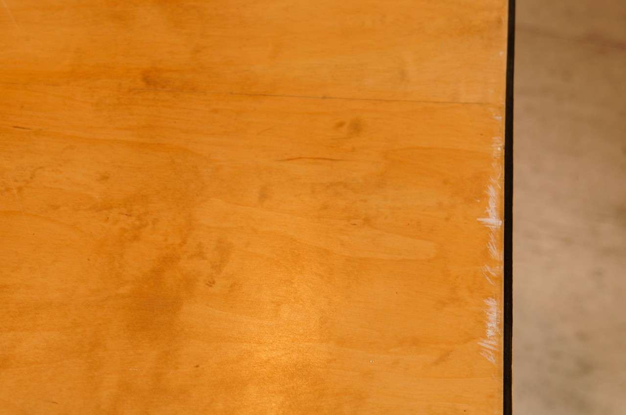 Biedermeier-style Satin Birch Library Table 3